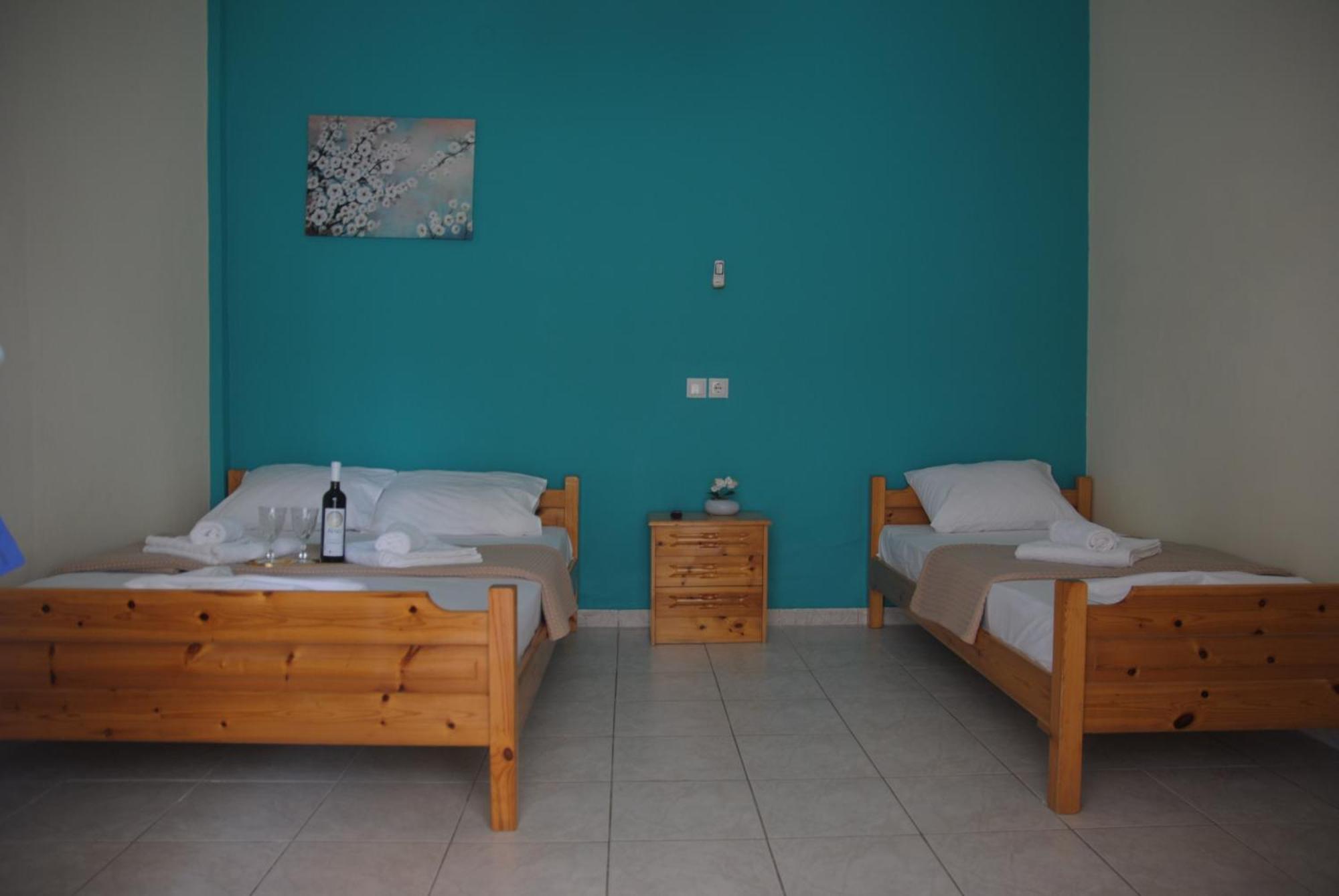Light Blue Paralia Apartments Exterior foto