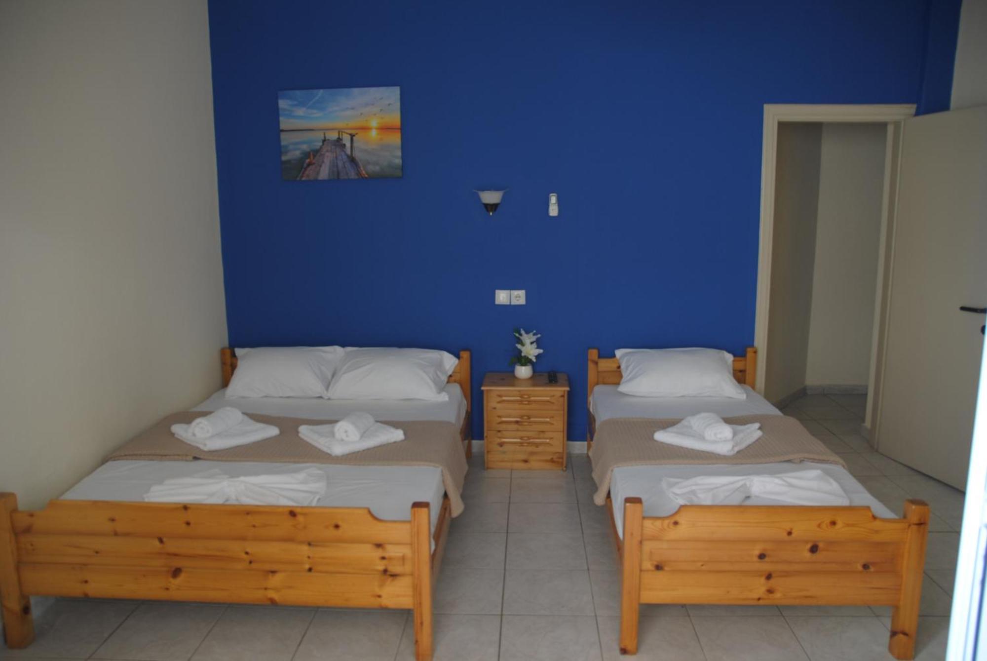 Light Blue Paralia Apartments Exterior foto